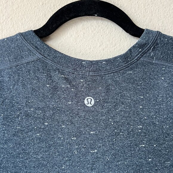 Lululemon Heather Slate Gray Metal Vent Tech Short Sleeve Tee Size L - Picture 5 of 5